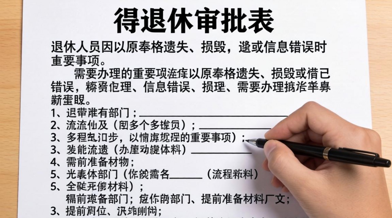 退休审批表丢了怎么补办?需要准备哪些材料?-图1 退休审批表丢了怎么补办?需要准备哪些材料?-图1