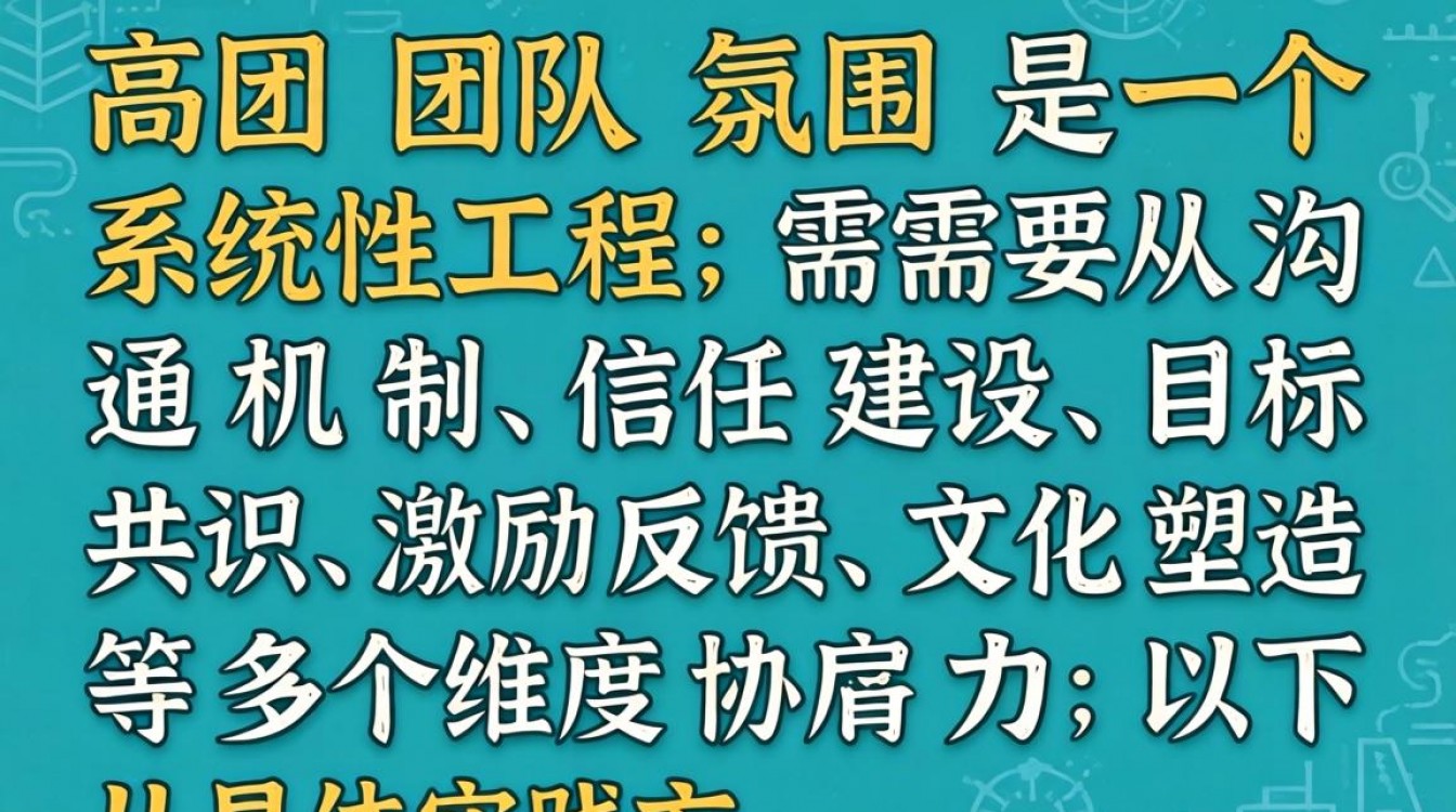如何有效提升团队氛围?这5个方法让团队凝聚力翻倍!-图2 如何有效提升团队氛围?这5个方法让团队凝聚力翻倍!-图2