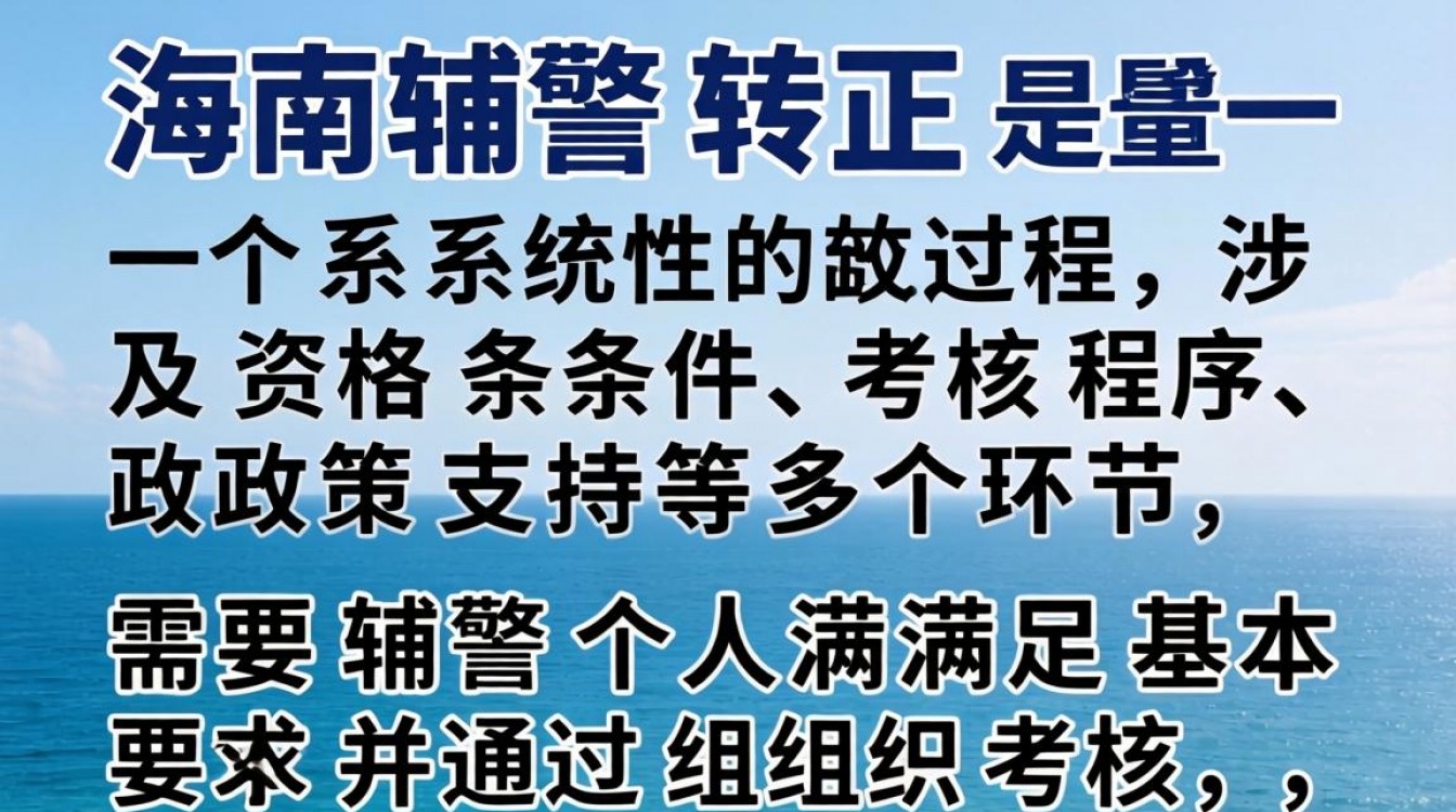 海南辅警转正条件有哪些?2024年辅警转正需要什么条件?-图2 海南辅警转正条件有哪些?2024年辅警转正需要什么条件?-图2