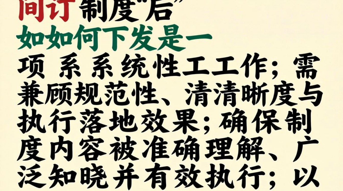 制度修订后,如何高效下发并确保全员理解执行到位?-图3 制度修订后,如何高效下发并确保全员理解执行到位?-图3