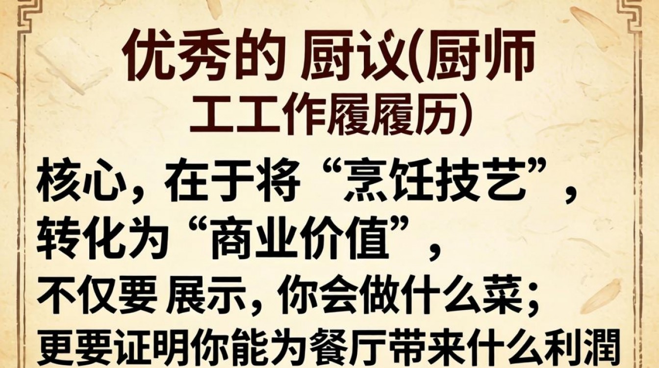 厨师工作履历怎么写?厨师简历工作经历范文模板-图3 厨师工作履历怎么写?厨师简历工作经历范文模板-图3