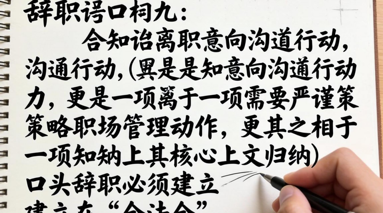 口头辞职如何说比较好?口头辞职怎么说才得体?-图1 口头辞职如何说比较好?口头辞职怎么说才得体?-图1