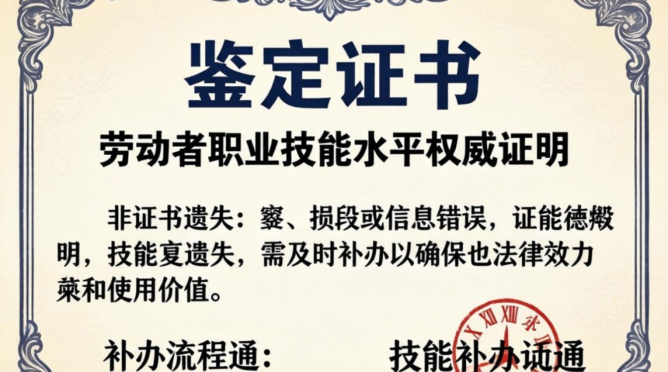 技能鉴定证书丢了怎么补办?需要哪些材料流程?-图1 技能鉴定证书丢了怎么补办?需要哪些材料流程?-图1