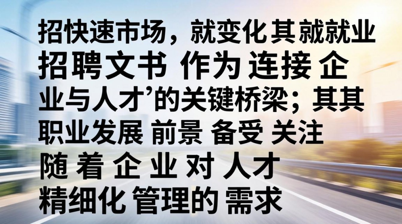 招聘文书岗位发展前景怎么样?未来趋势与薪资空间如何?-图1 招聘文书岗位发展前景怎么样?未来趋势与薪资空间如何?-图1