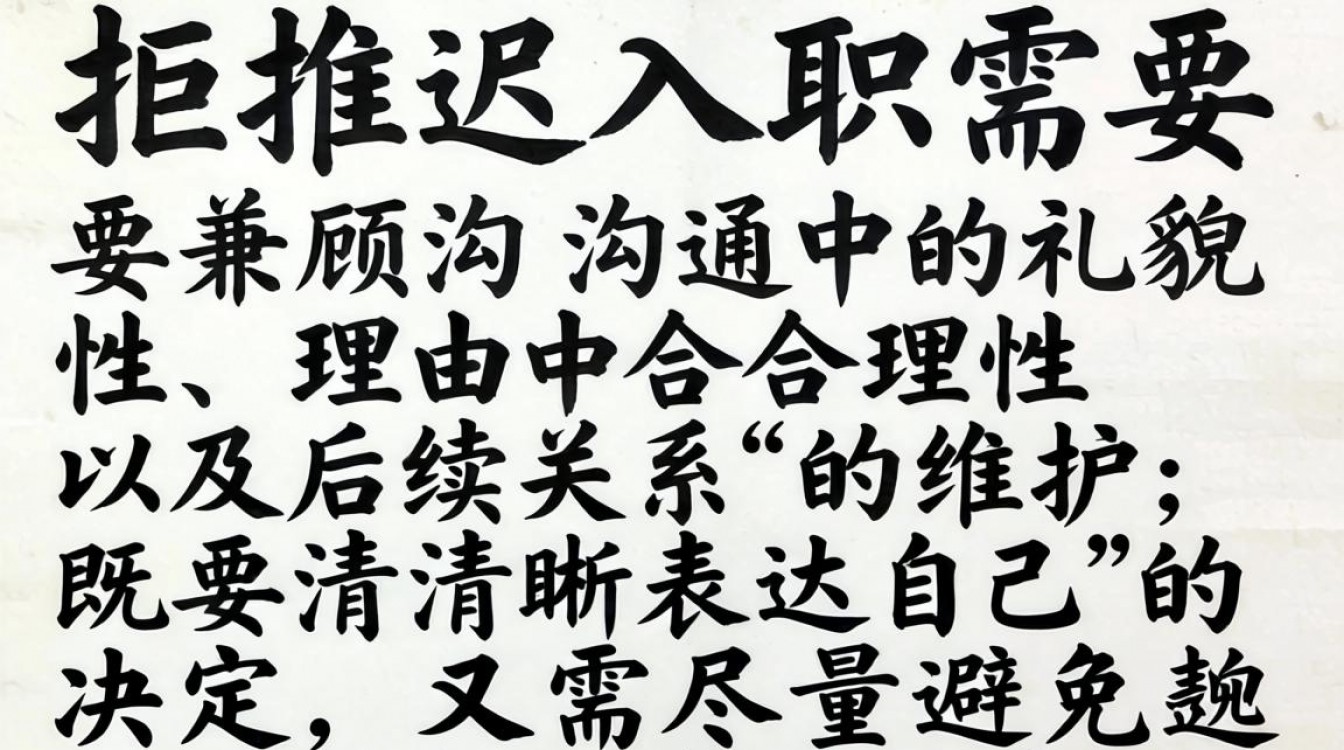 如何礼貌婉拒推迟入职请求,不伤和气?-图2 如何礼貌婉拒推迟入职请求,不伤和气?-图2