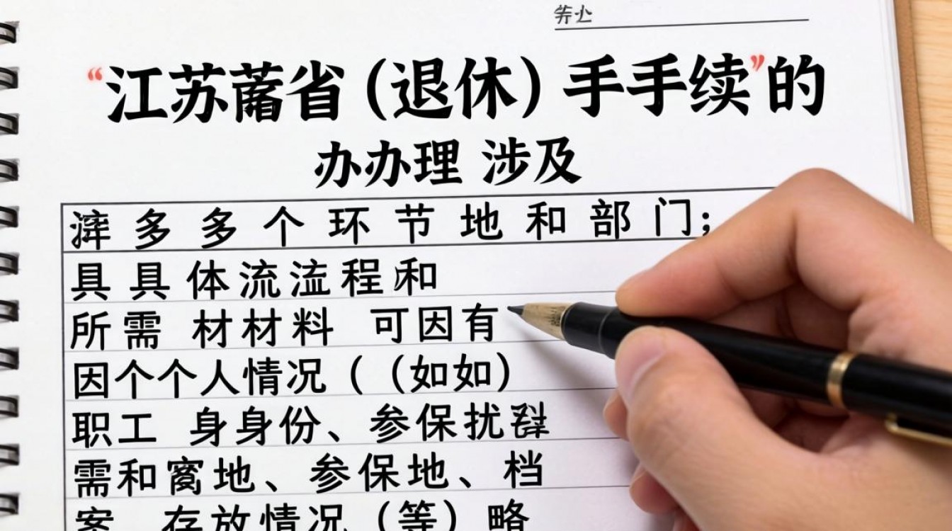 江苏省退休手续办理流程材料指南2024最新版是什么？-图1