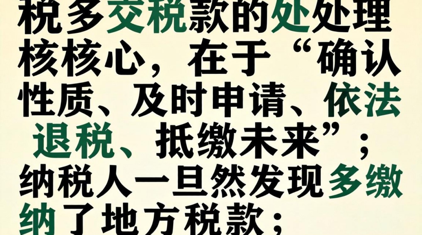 地税多交税款怎么处理,地税多交税款可以申请退税吗-图1 地税多交税款怎么处理,地税多交税款可以申请退税吗-图1
