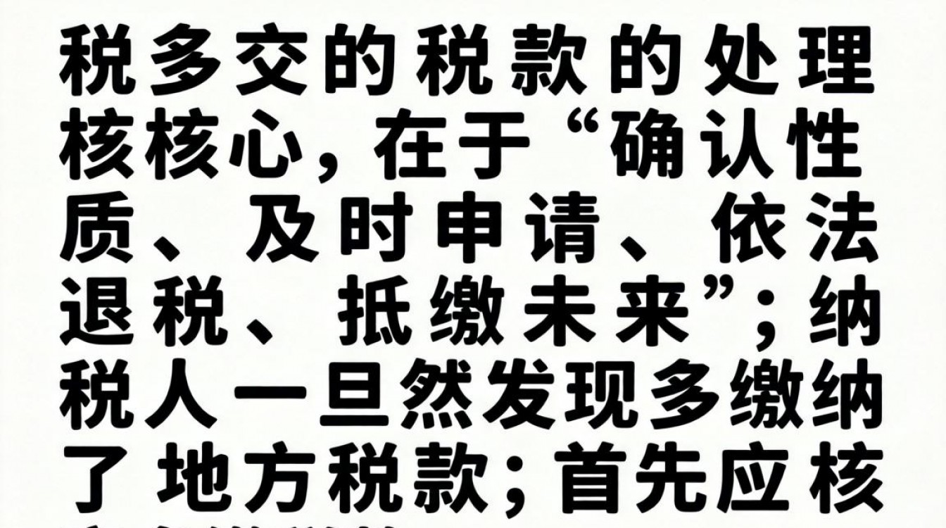地税多交税款怎么处理,地税多交税款可以申请退税吗-图3 地税多交税款怎么处理,地税多交税款可以申请退税吗-图3