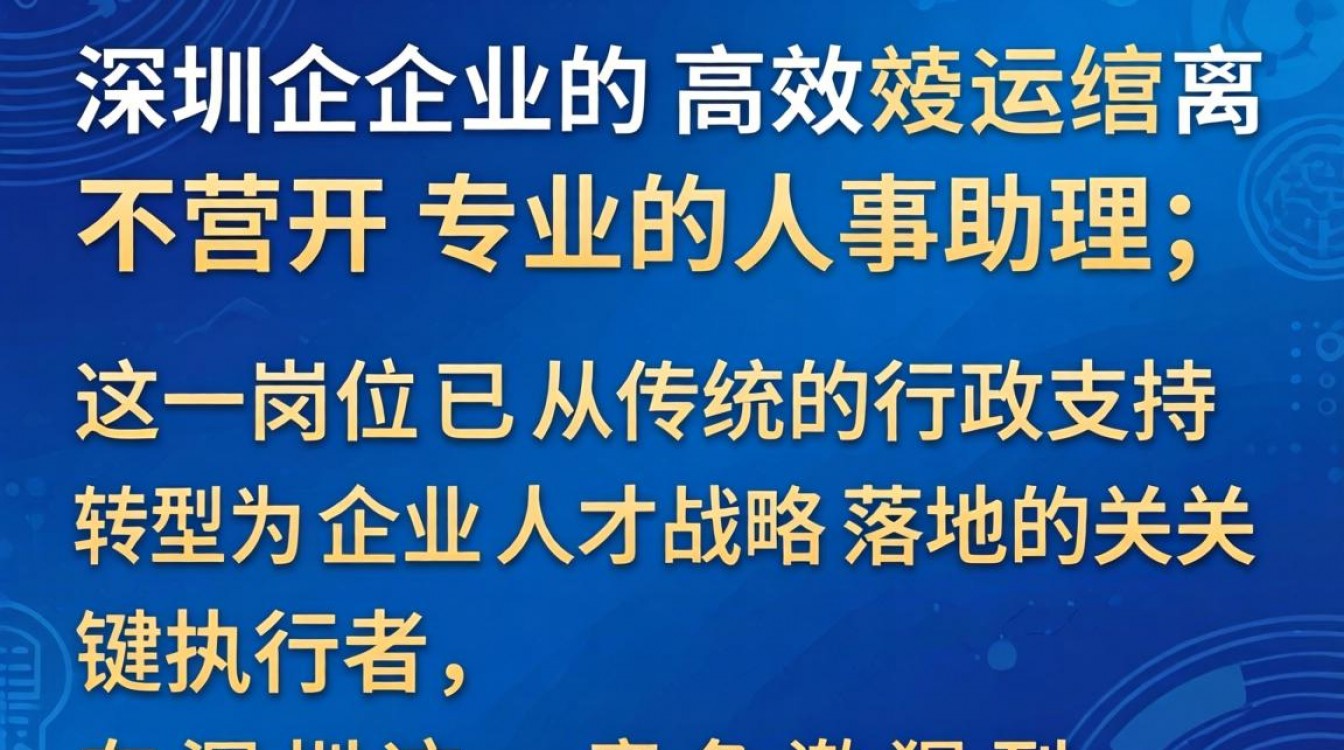 深圳人事助理做什么的?深圳人事助理招聘要求高吗?-图1 深圳人事助理做什么的?深圳人事助理招聘要求高吗?-图1