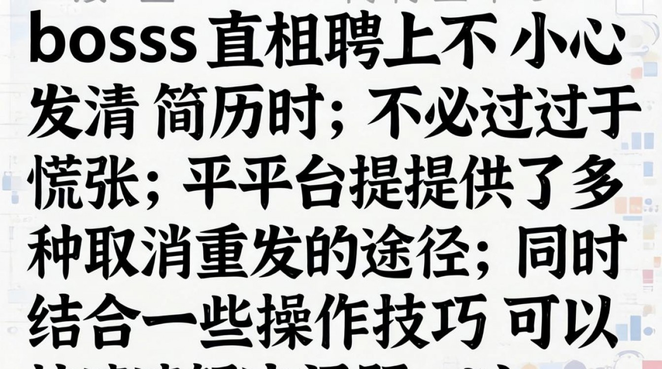 Boss发错简历怎么取消重发?发错简历能撤回吗?-图2 Boss发错简历怎么取消重发?发错简历能撤回吗?-图2