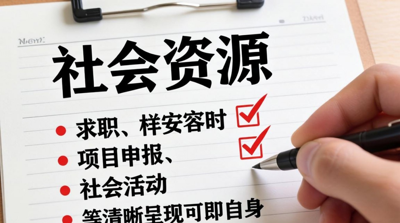 社会资源如何填写？简历里社会资源怎么写才不空洞？-图1