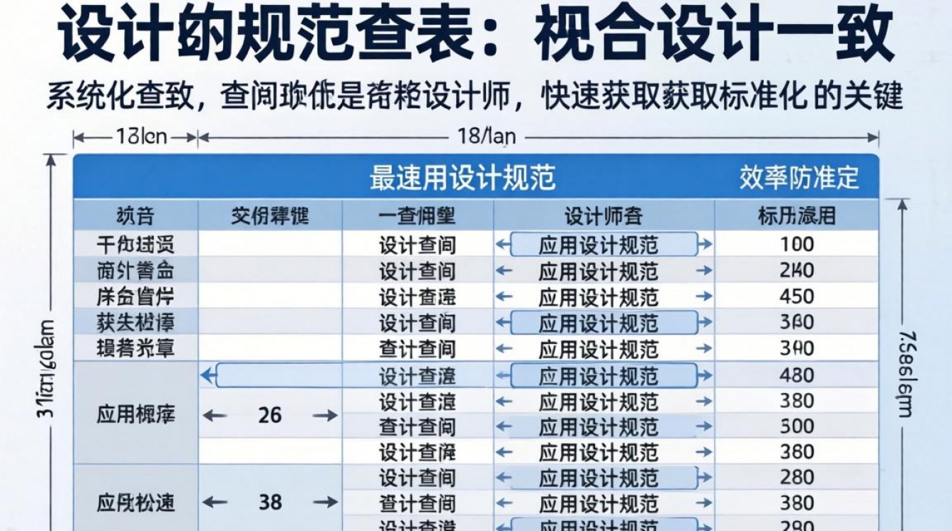 如何用设计规范查表?新手如何快速查找设计规范?-图1 如何用设计规范查表?新手如何快速查找设计规范?-图1