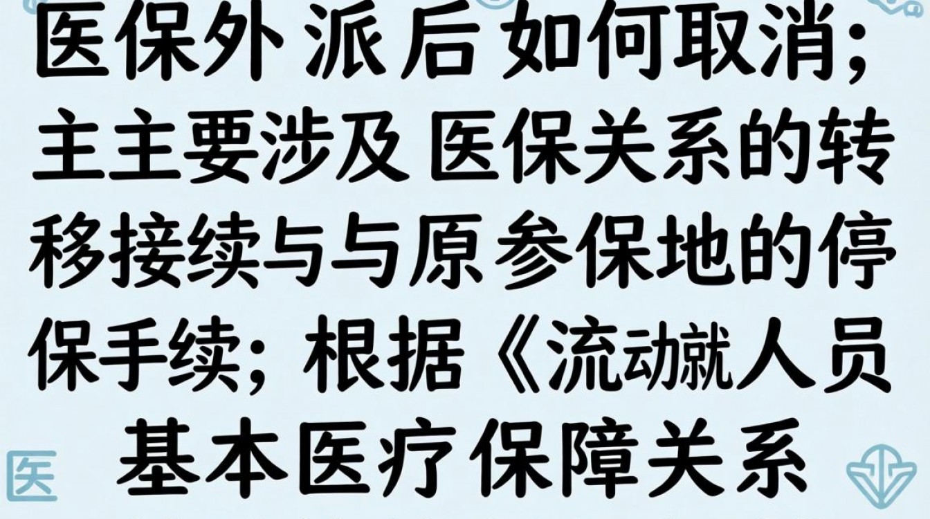 医保外派后如何取消?流程、材料、注意事项详解-图1 医保外派后如何取消?流程、材料、注意事项详解-图1