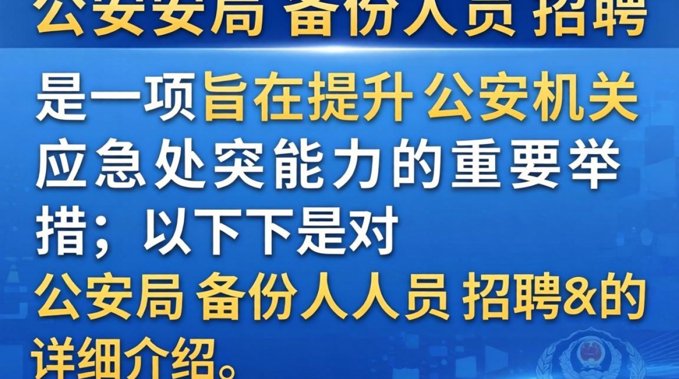 公安局备份人员招聘,选拔标准与职业发展前景如何?-图3 公安局备份人员招聘,选拔标准与职业发展前景如何?-图3