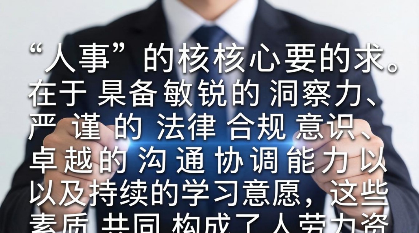 做人事的要求有哪些，做人事需要什么学历和证书？-图1