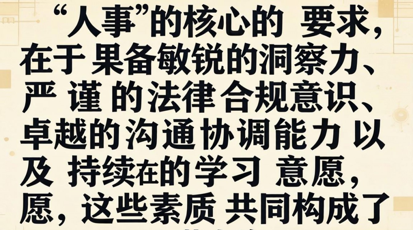 做人事的要求有哪些，做人事需要什么学历和证书？-图2