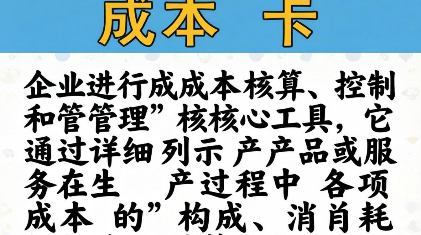 如何做成本卡？新手如何制作标准成本卡表格？-图3