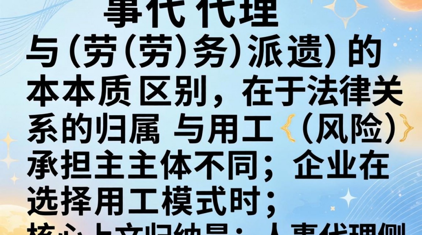人事代理和劳务派遣有什么区别?企业该如何选择?-图2 人事代理和劳务派遣有什么区别?企业该如何选择?-图2