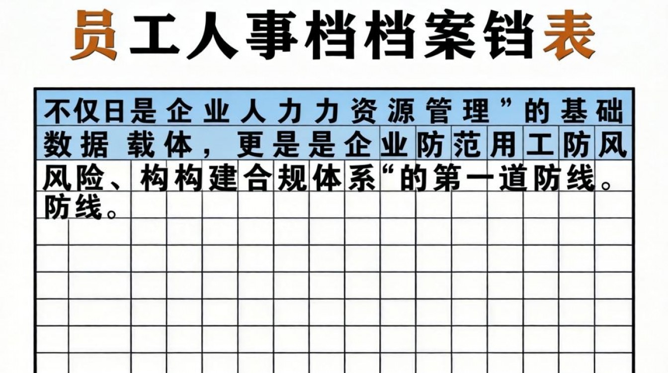 员工人事档案表怎么填？员工人事档案表模板下载-图1