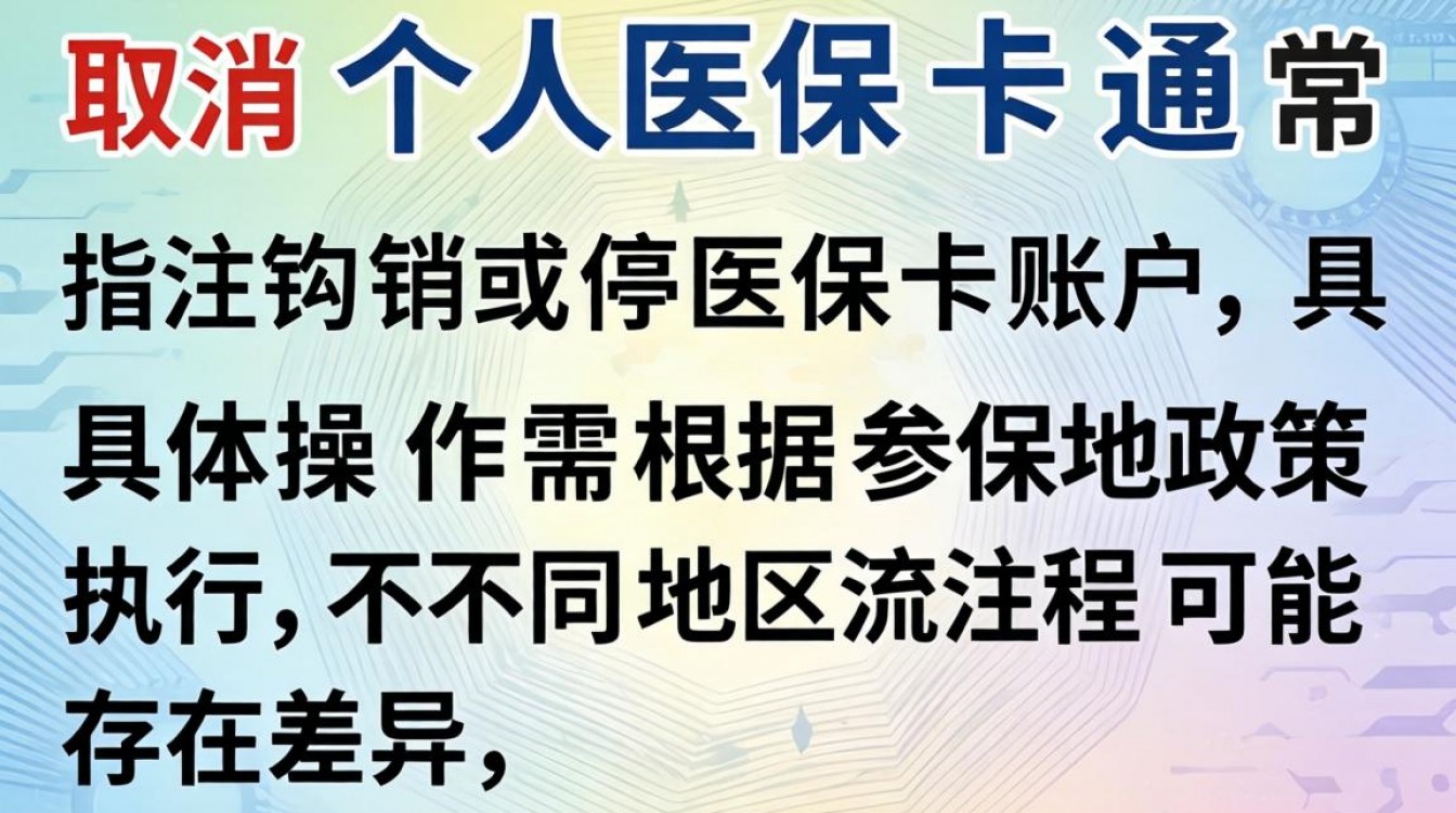 如何取消个人医保卡?线上操作流程与注意事项详解-图3 如何取消个人医保卡?线上操作流程与注意事项详解-图3