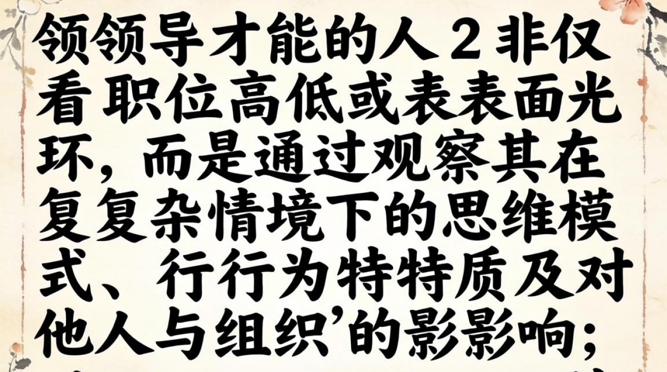 如何识别真正有领导才能的人?怎么看一个人有没有领导力?-图2 如何识别真正有领导才能的人?怎么看一个人有没有领导力?-图2