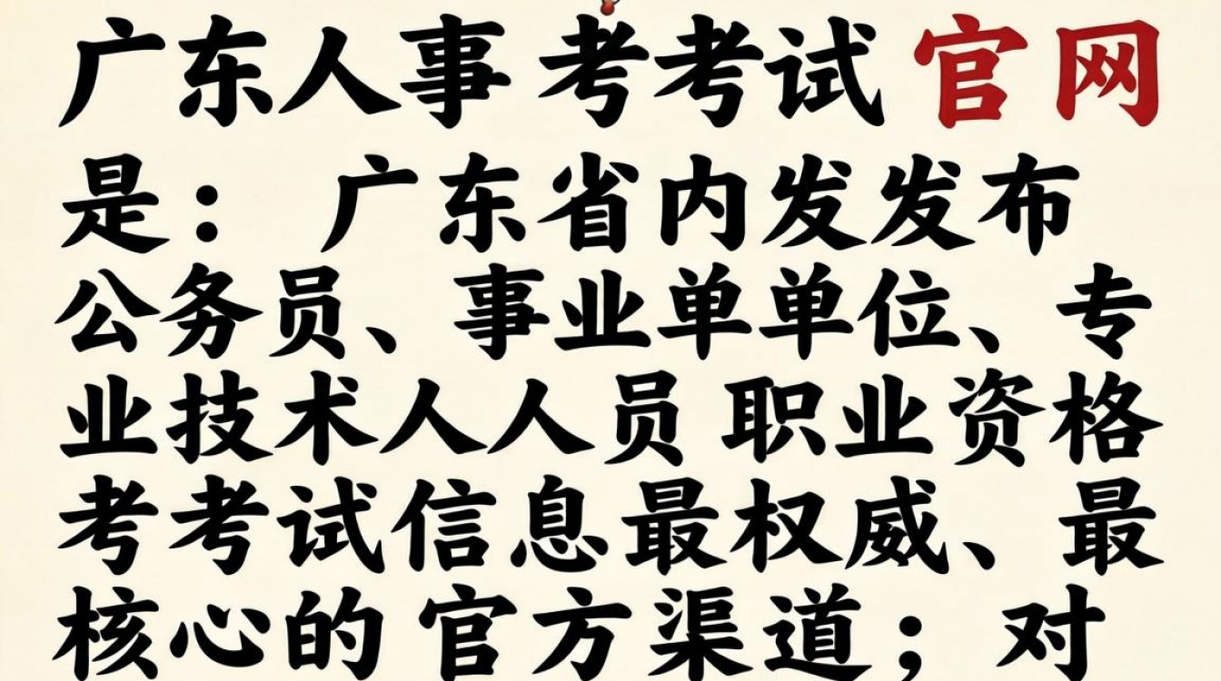广东人事考试官网入口在哪里？广东人事考试网怎么报名？-图1