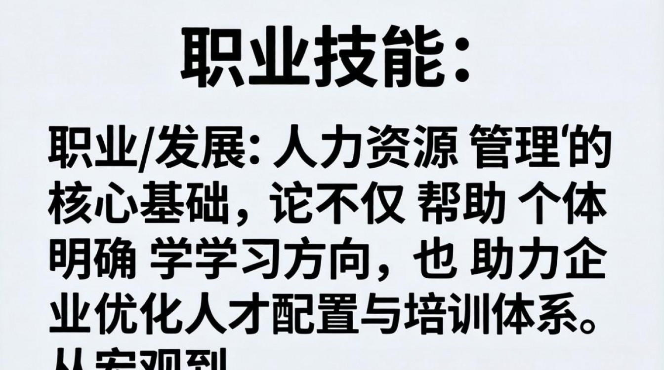 职业技能如何分类?不同职业必备技能类型有哪些?-图2 职业技能如何分类?不同职业必备技能类型有哪些?-图2