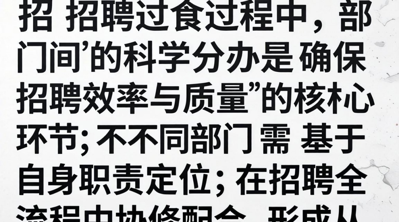 招聘中部门分工不清怎么办?如何划分责任避免推诿扯皮?-图2 招聘中部门分工不清怎么办?如何划分责任避免推诿扯皮?-图2