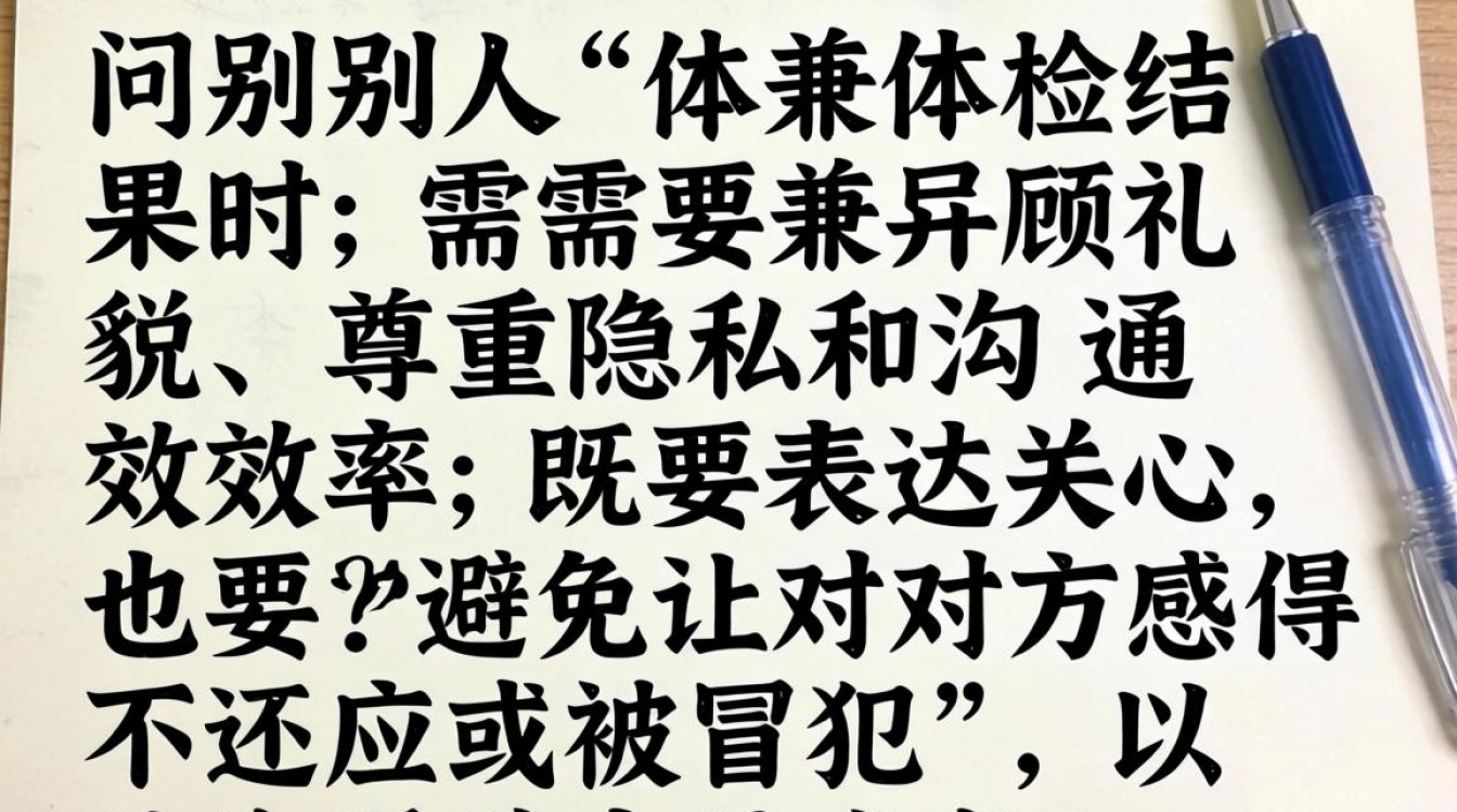 如何礼貌又有效地问别人体检结果?-图1 如何礼貌又有效地问别人体检结果?-图1