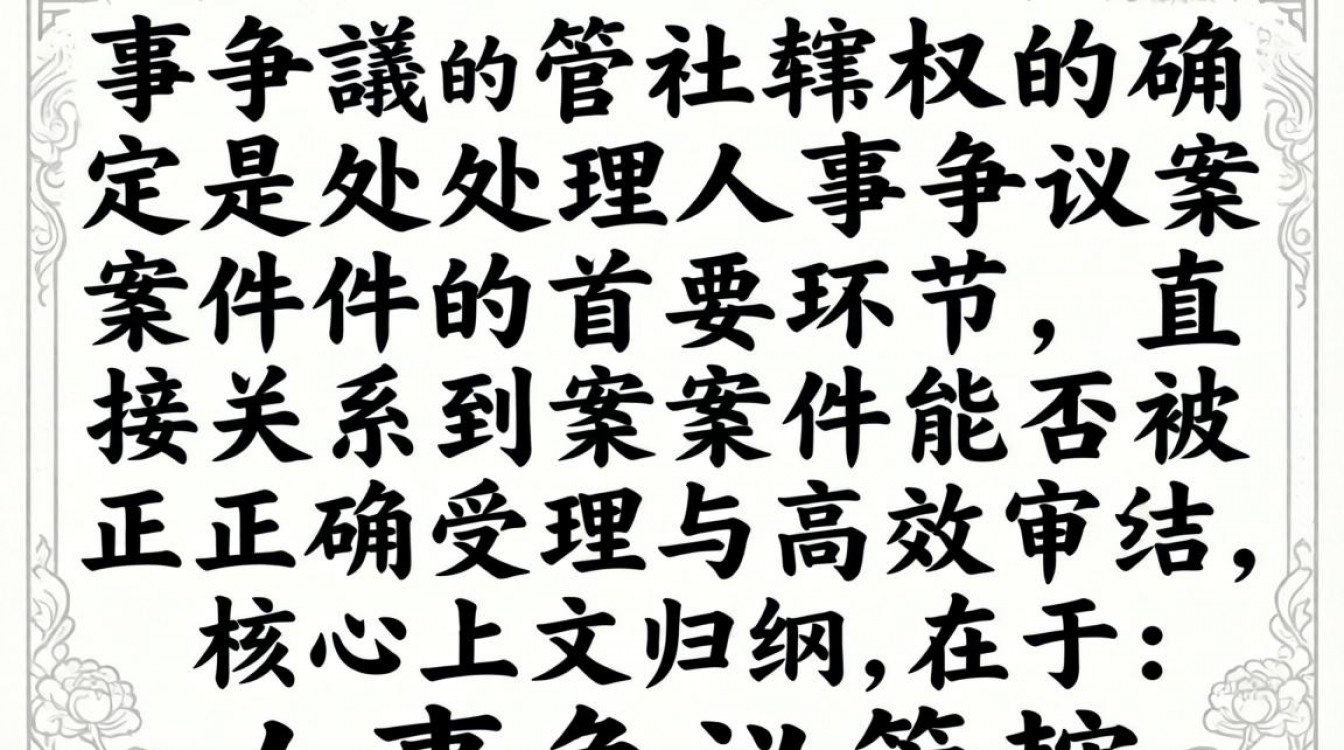 人事争议管辖权如何确定?人事争议仲裁管辖规定-图2 人事争议管辖权如何确定?人事争议仲裁管辖规定-图2