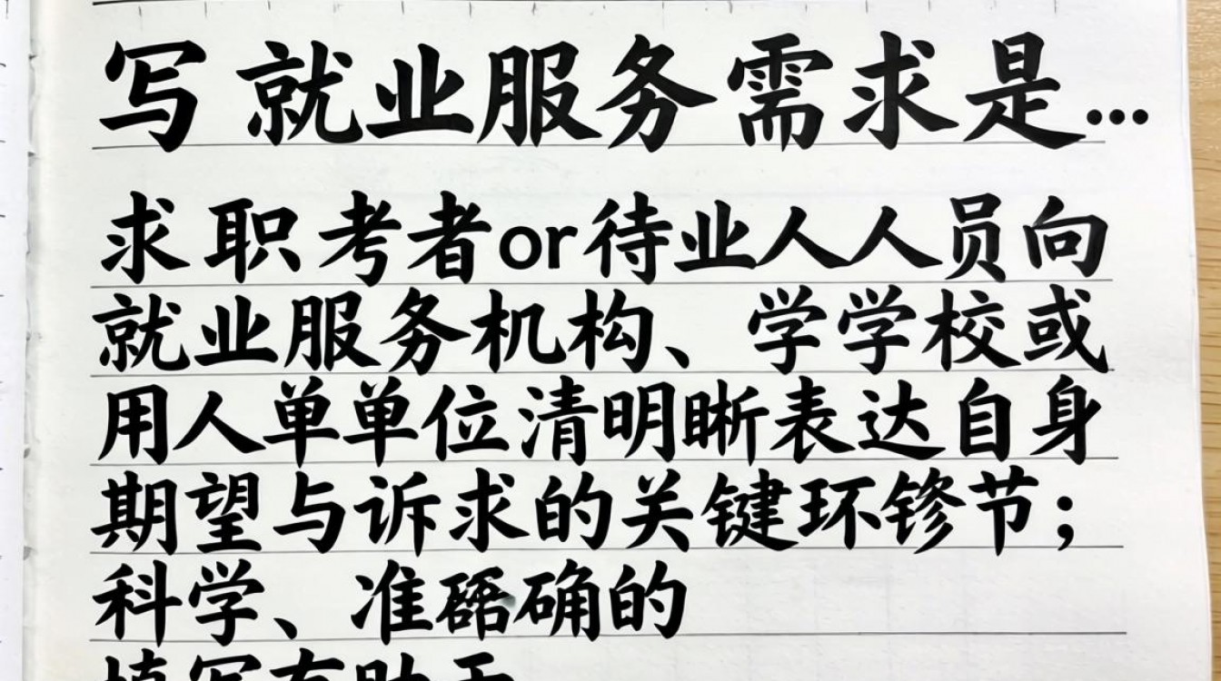 就业服务需求怎么填?就业服务需求填写指南及注意事项-图1 就业服务需求怎么填?就业服务需求填写指南及注意事项-图1