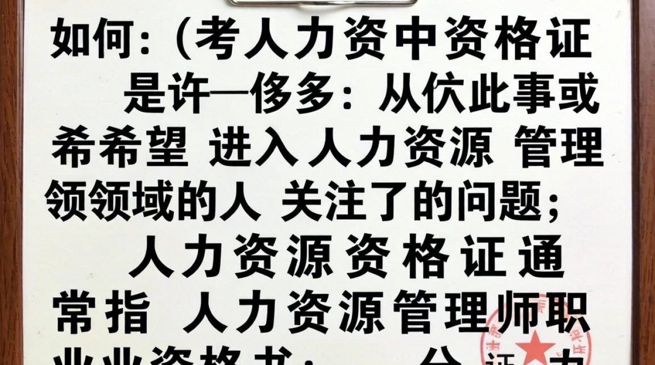 如何考人力资格证?零基础小白怎么备考拿证快?-图2 如何考人力资格证?零基础小白怎么备考拿证快?-图2