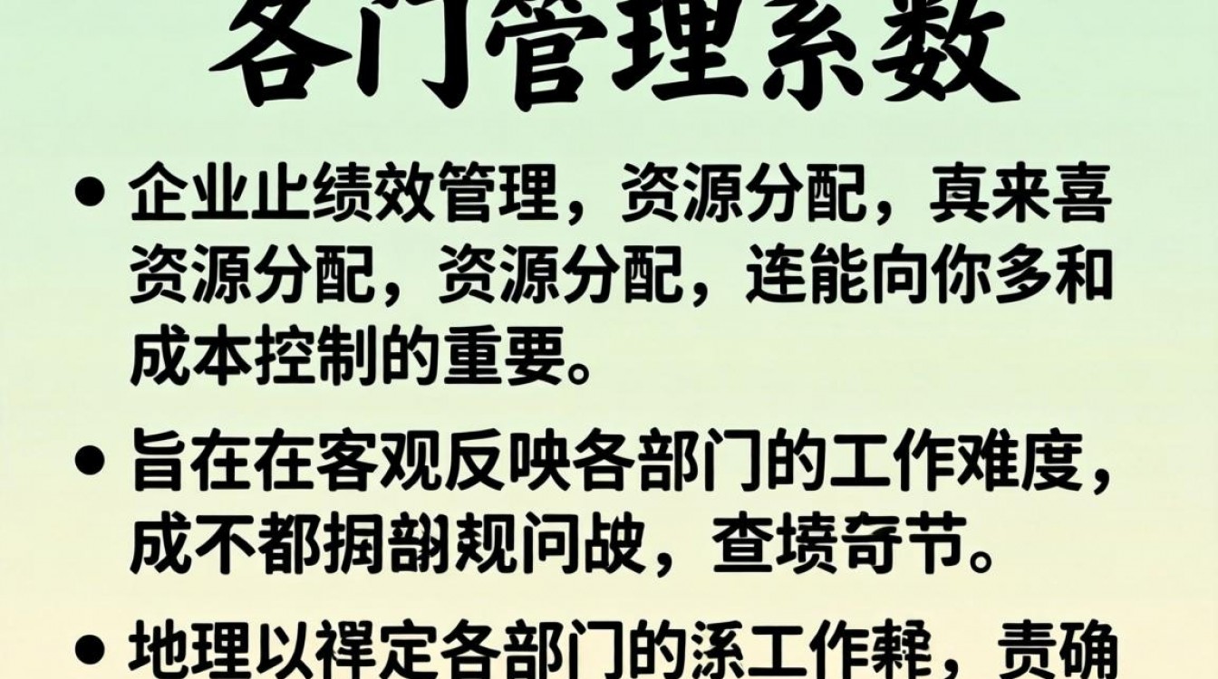 如何科学确定各部门管理系数？影响因素与实操方法有哪些？-图2