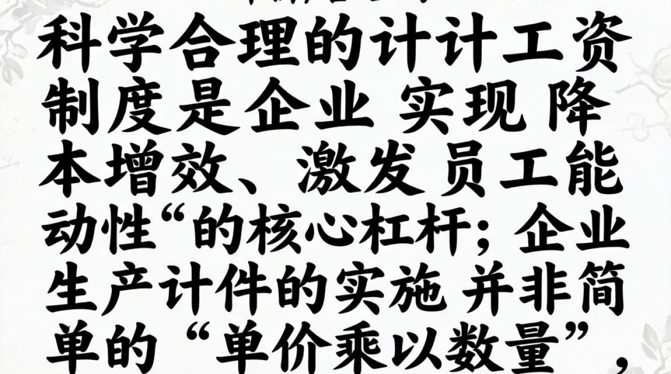 公司生产如何计件?车间计件工资方案怎么制定?-图1 公司生产如何计件?车间计件工资方案怎么制定?-图1