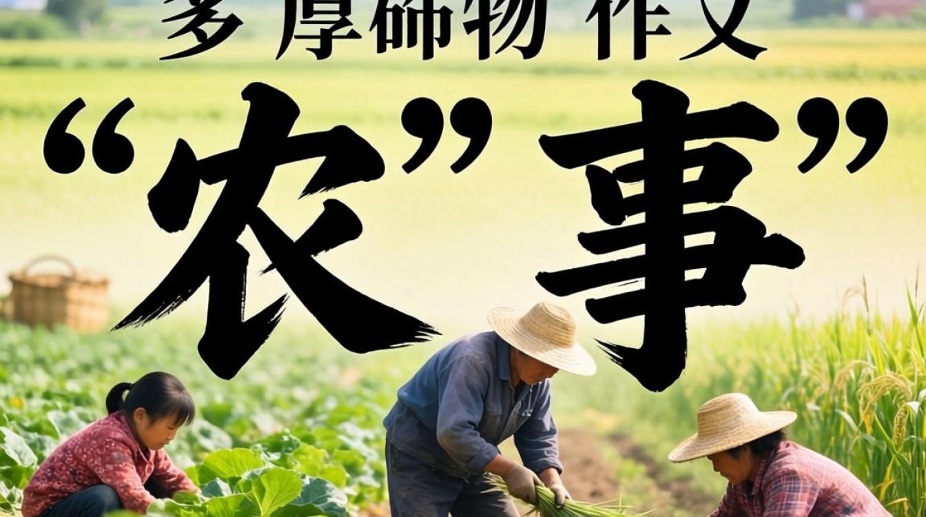 农事物作文怎么写?描写农村生活的写作技巧有哪些-图1 农事物作文怎么写?描写农村生活的写作技巧有哪些-图1
