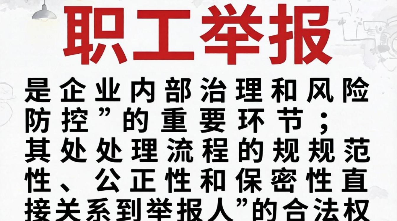 职工举报后,企业应如何规范处理并保障举报人权益?-图1 职工举报后,企业应如何规范处理并保障举报人权益?-图1