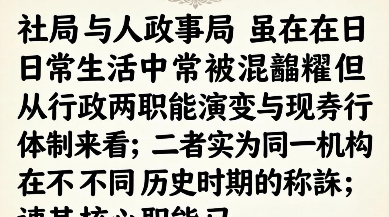 人社局和人事局有什么区别？人社局主要职能是什么？-图1