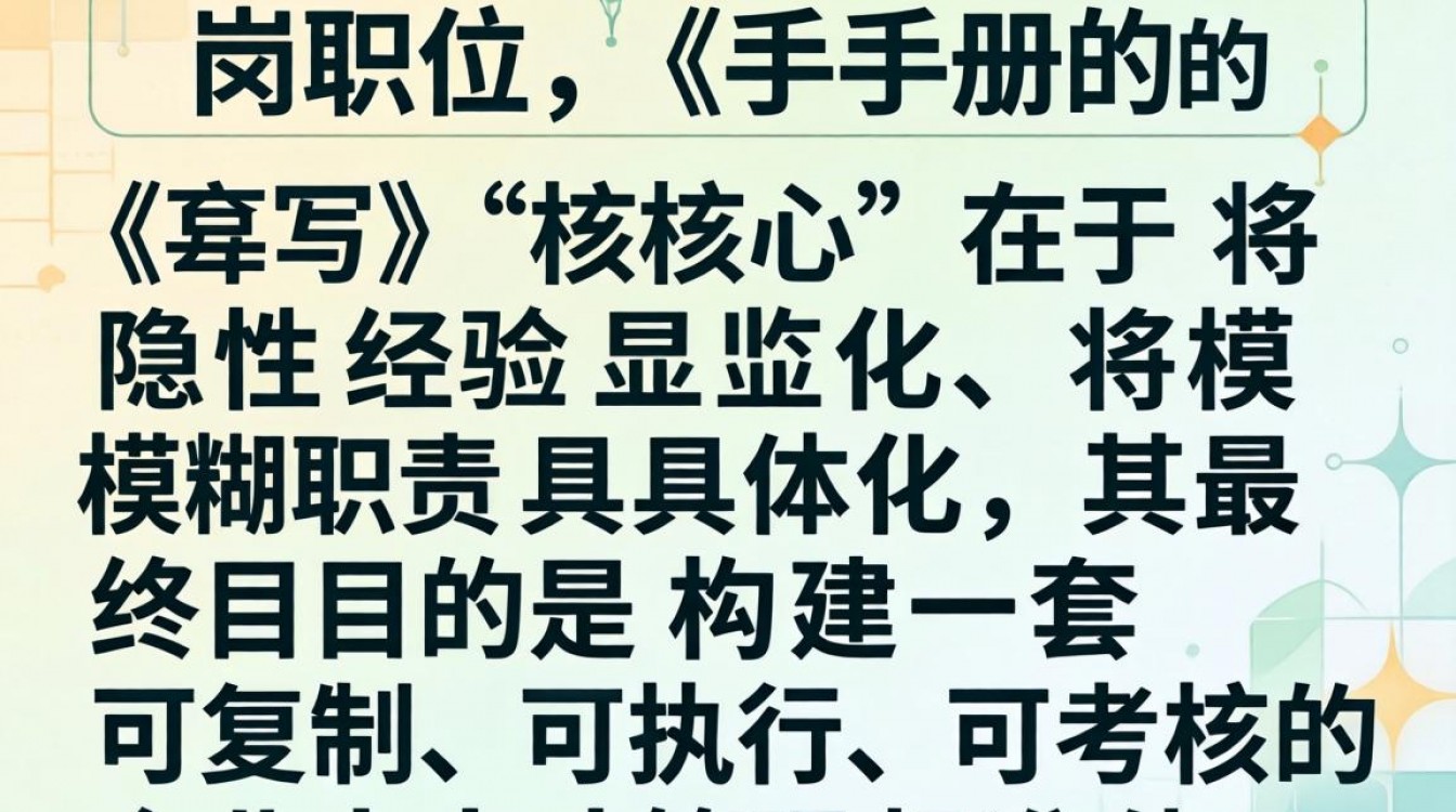 如何编写岗位手册？岗位手册编写步骤详解-图3