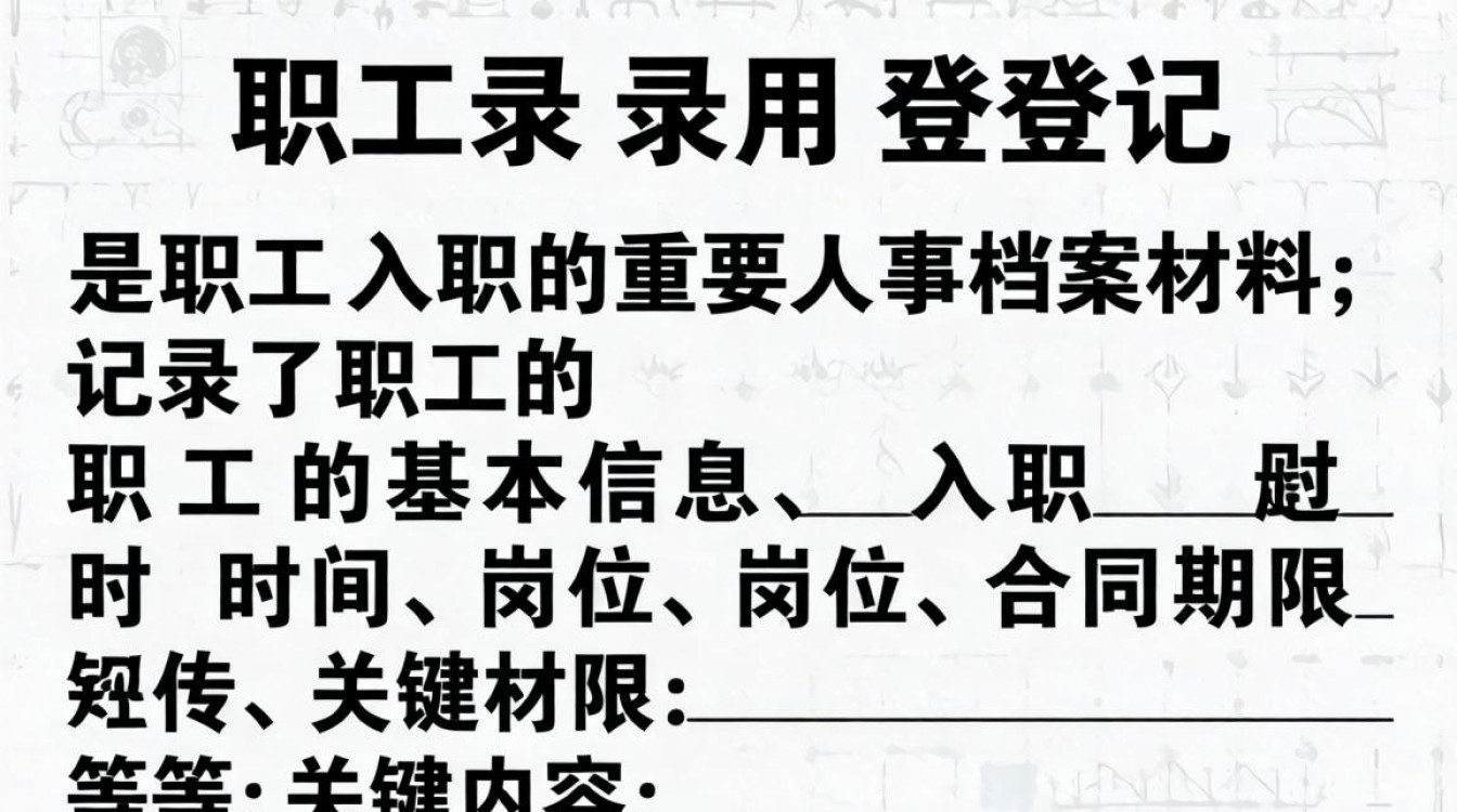 职工录用登记表丢了怎么补办?需要哪些材料?流程是怎样的?-图2 职工录用登记表丢了怎么补办?需要哪些材料?流程是怎样的?-图2