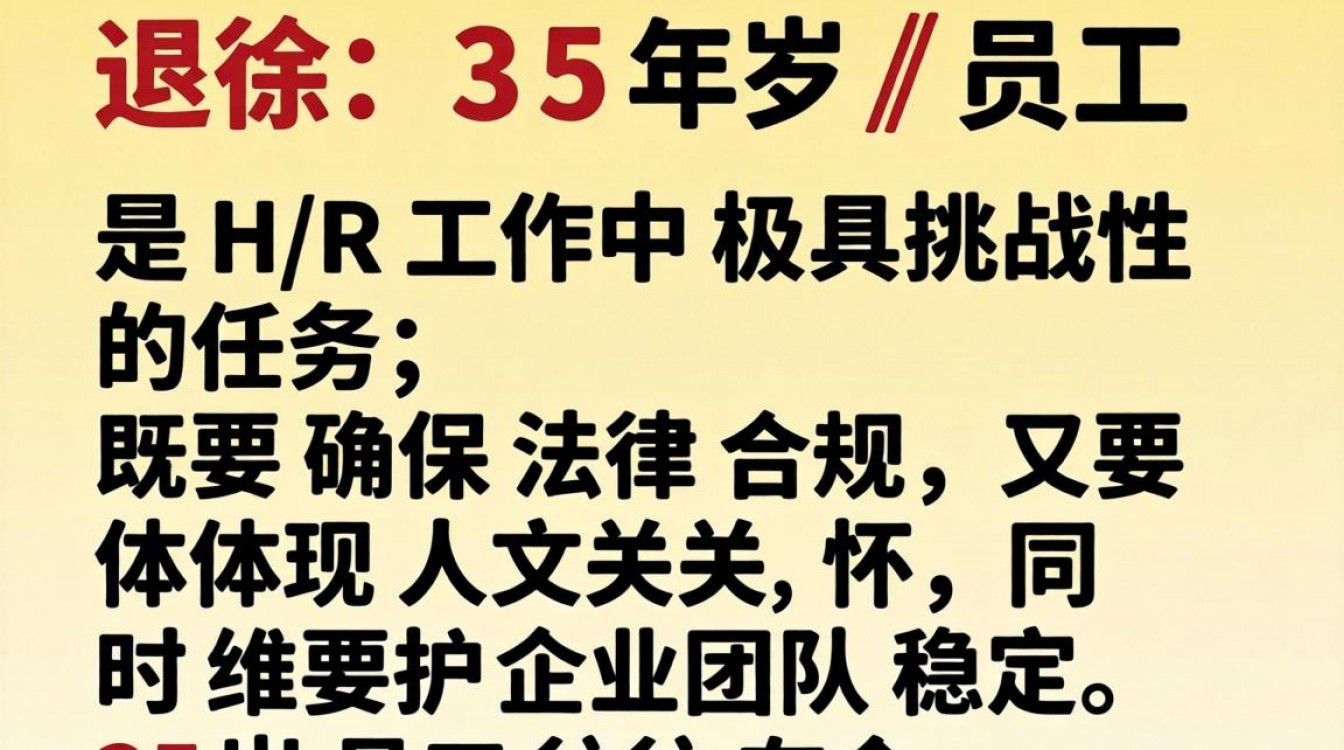 HR如何合法合规辞退35岁员工,规避年龄歧视风险?-图1 HR如何合法合规辞退35岁员工,规避年龄歧视风险?-图1