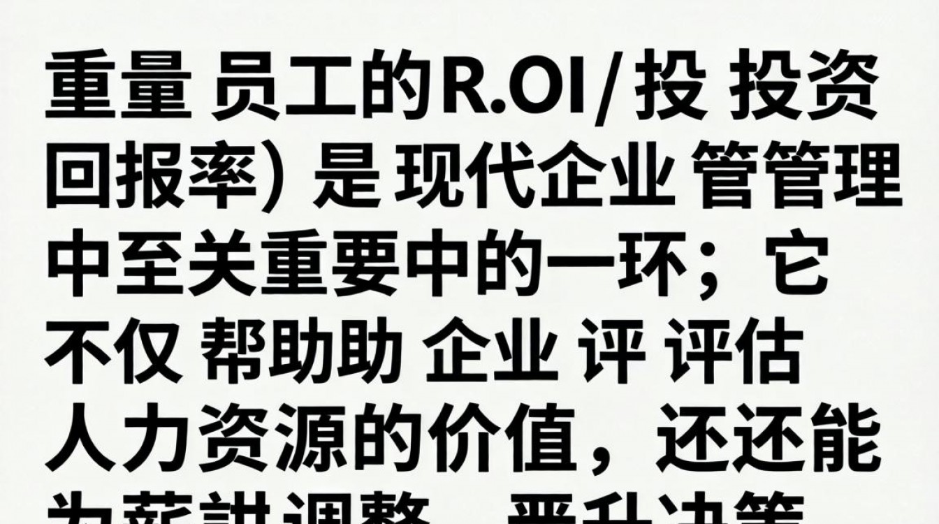 如何准确衡量员工的ROI?关键指标与方法有哪些?-图1 如何准确衡量员工的ROI?关键指标与方法有哪些?-图1