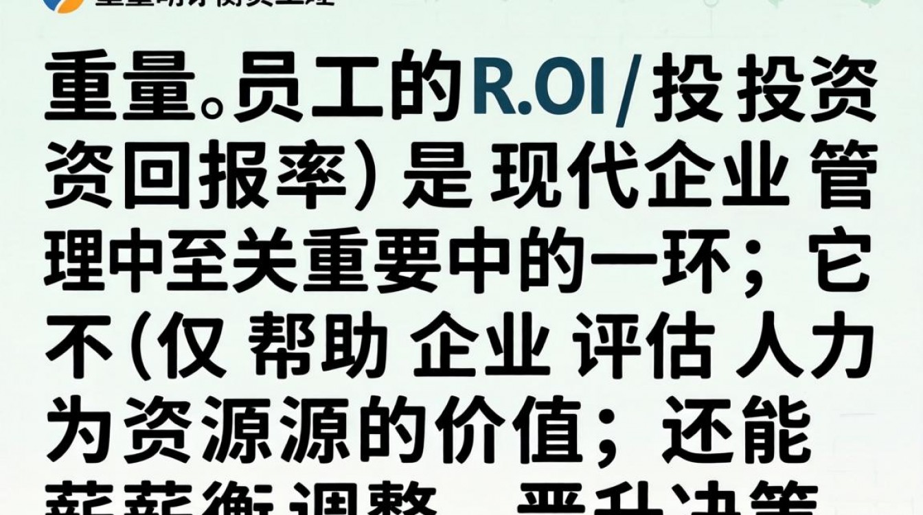 如何准确衡量员工的ROI?关键指标与方法有哪些?-图2 如何准确衡量员工的ROI?关键指标与方法有哪些?-图2