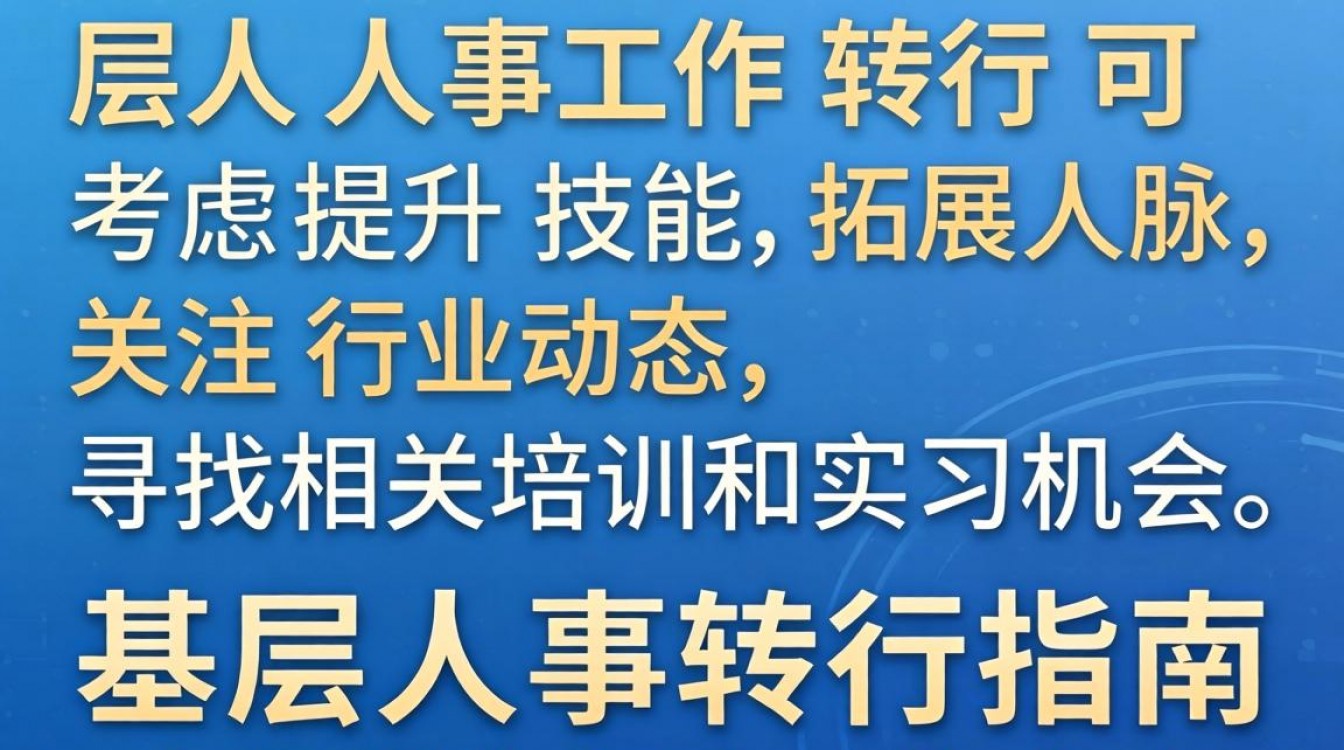基层人事工作转行,该如何规划与实施?-图3 基层人事工作转行,该如何规划与实施?-图3