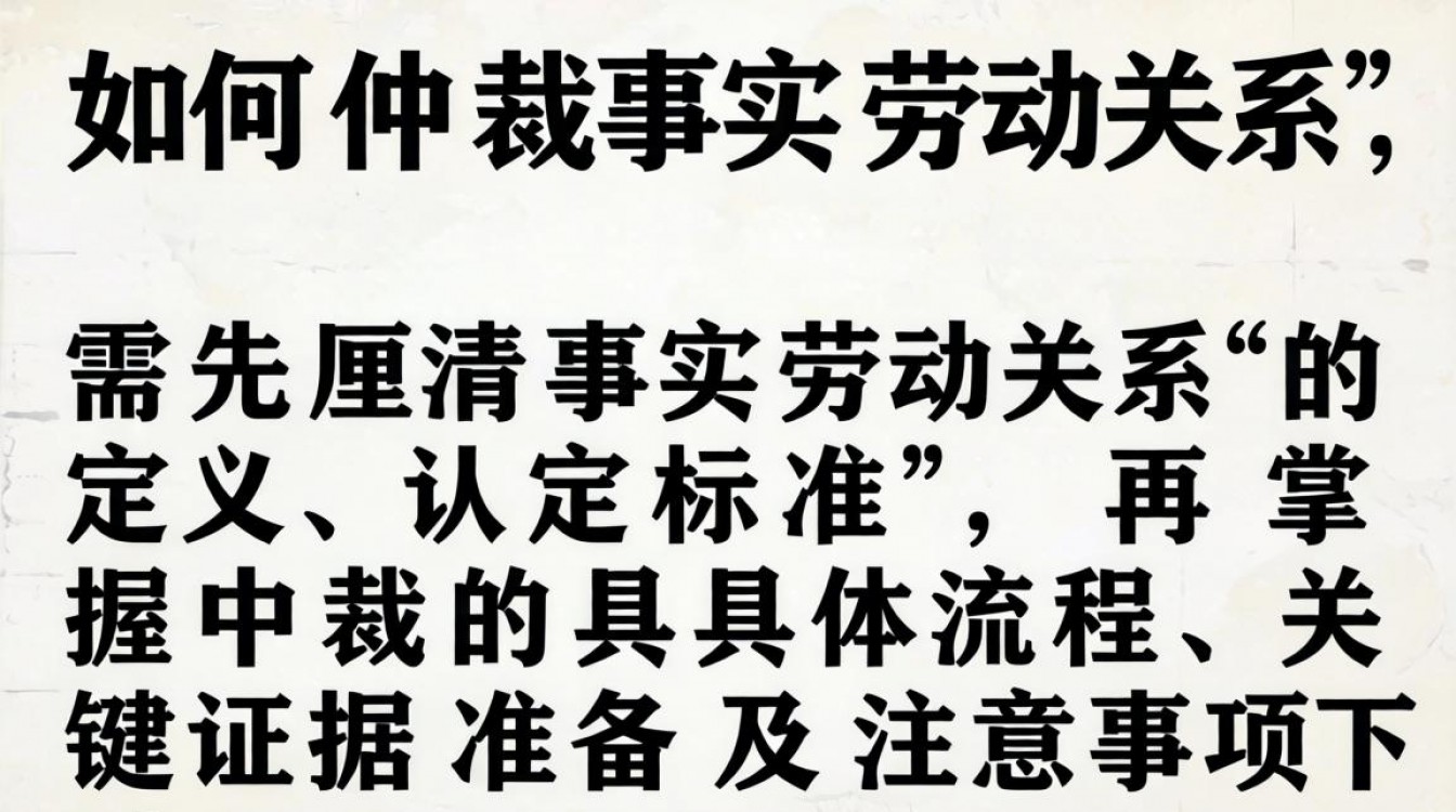 如何确认事实劳动关系?仲裁流程和证据要求是什么?-图2 如何确认事实劳动关系?仲裁流程和证据要求是什么?-图2