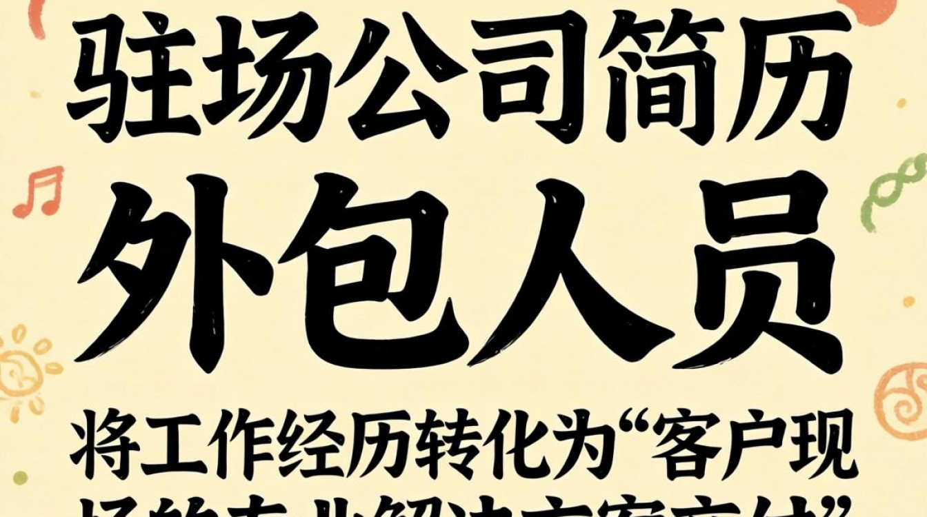驻场公司怎么写简历?驻场简历制作技巧有哪些-图1 驻场公司怎么写简历?驻场简历制作技巧有哪些-图1