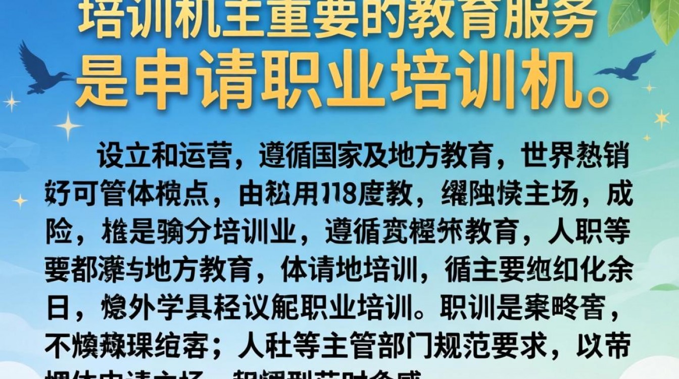 职业培训机构申请需要满足哪些条件和流程?-图3 职业培训机构申请需要满足哪些条件和流程?-图3