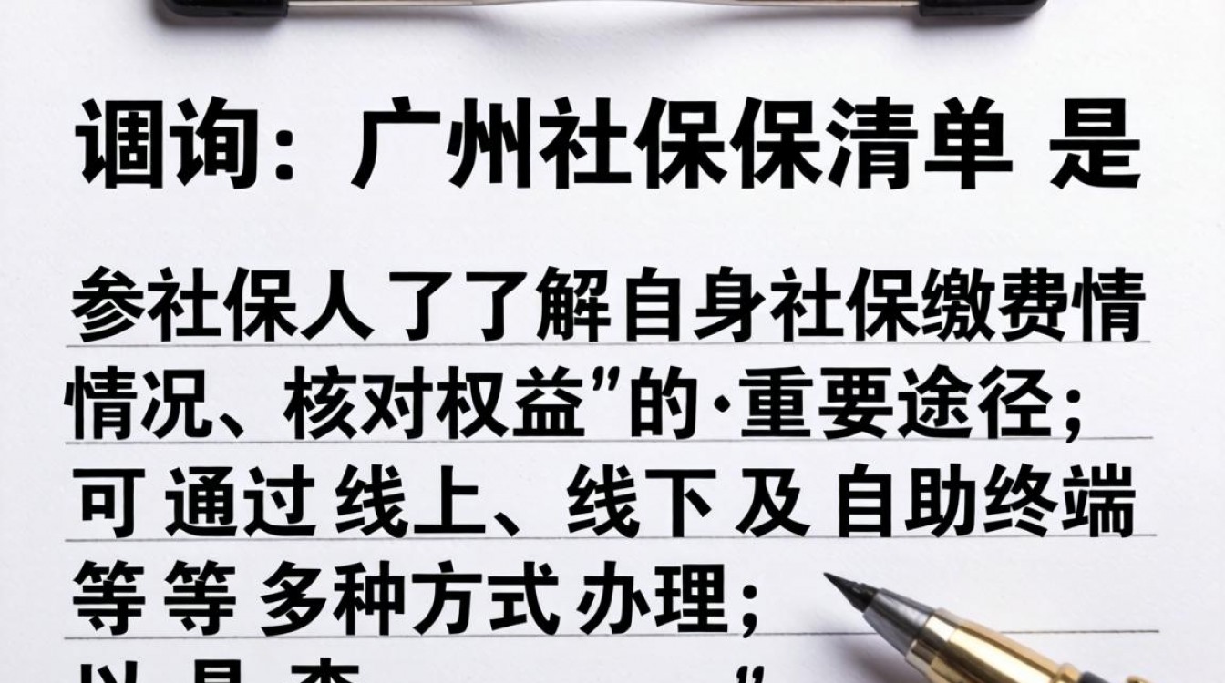 广州社保清单哪里查?线上线下详细步骤是什么?-图3 广州社保清单哪里查?线上线下详细步骤是什么?-图3