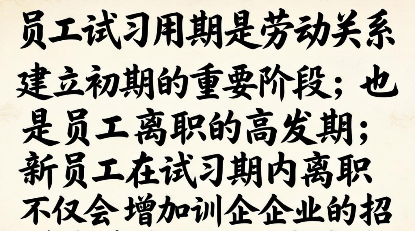 员工试用期如何有效降低离职率?关键措施有哪些?-图1 员工试用期如何有效降低离职率?关键措施有哪些?-图1