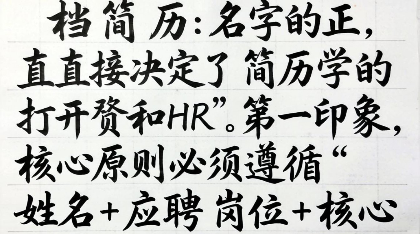 文档简历名字怎么写?简历文件命名规范与技巧-图2 文档简历名字怎么写?简历文件命名规范与技巧-图2