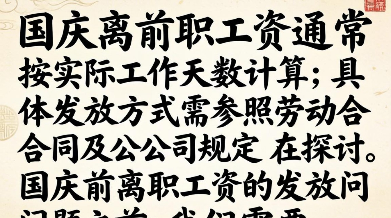 国庆前离职，工资应如何发放？-图3